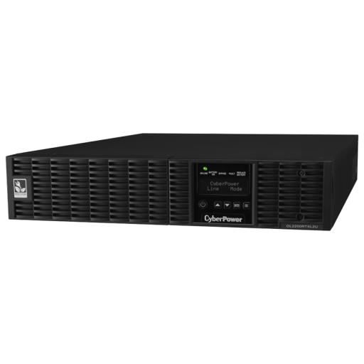 [CYBERPOWER_OL2200RTXL2U] CyberPower UPS de 2200 VA/1800 W, Online Doble Conversión, Entrada 120 Vca NEMA 5-20P, Onda Senoidal Pura, Rack o Torre de 2 UR, Con 6 NEMA 5-20R y 1 NEMA L5-20R