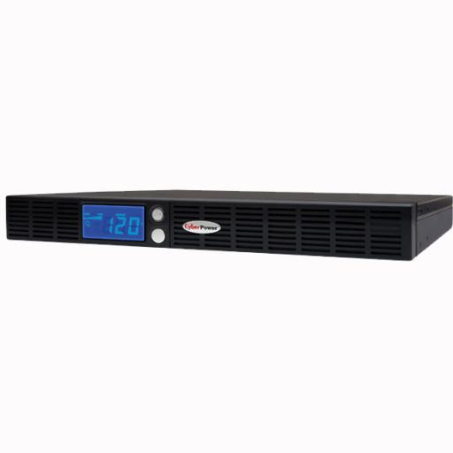[CYBERPOWER_OR500LCDRM1U] CyberPower UPS de 500 VA/300 W, Topología Línea Interactiva, Entrada 120 Vca NEMA 5-15P, Tipo Rack 1 UR, Con 6 Tomas NEMA 5-15R