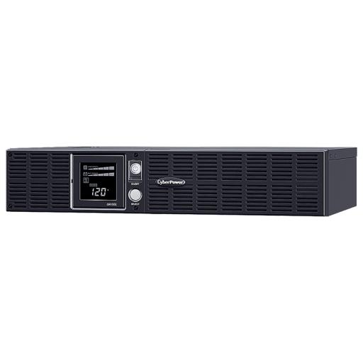 [CYBERPOWER_OR1500LCDRT2U] CyberPower UPS de 1500 VA/900 W, Topología Línea Interactiva, Entrada 120 Vca NEMA 5-15P, Torre o Rack 2 UR, Con 8 Tomas NEMA 5-15R