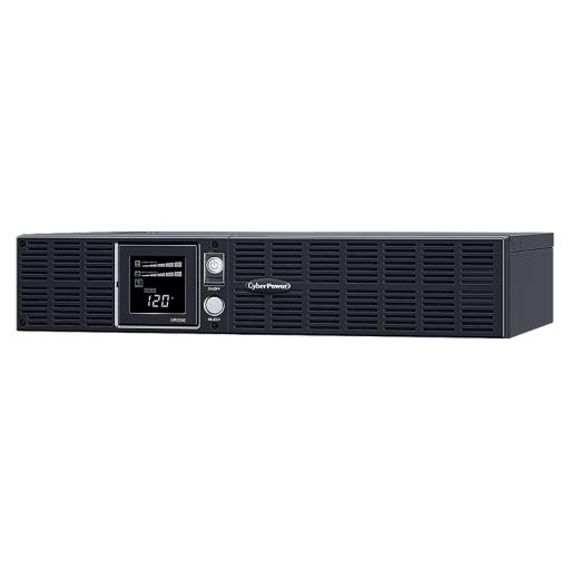 [CYBERPOWER_OR2200LCDRT2U] CyberPower UPS de 2000 VA/1320 W, Topología Línea Interactiva, Entrada 120 Vca NEMA 5-20P, Torre o Rack 2 UR, Con 8 Tomas NEMA 5-20R