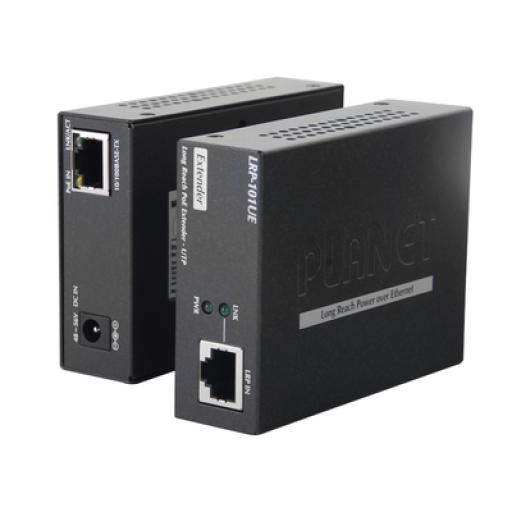 [PLANET_LRP-101U-KIT] Planet Kit Transmisor y Receptor PoE de Largo Alcance sobre UTP a 2 hilos hasta 500m