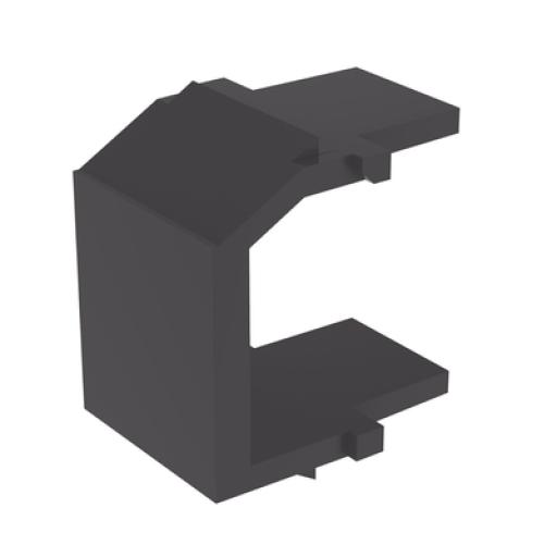 [PANDUIT_NKBMBL-X] Panduit Módulo de tapa ciega (Inserto Ciego), Tipo Keystone, Color Negro, 1 Pieza
