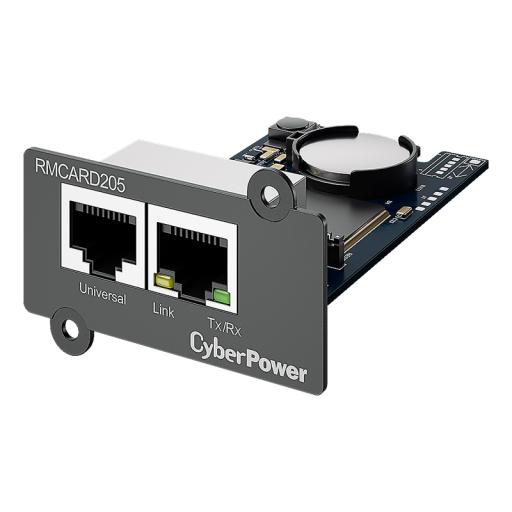 [CYBERPOWER_RMCARD205] CyberPower Tarjeta de Administración Remota para UPS CyberPower Modelos PR, OL y OR hasta 5 kVA y PDUs con Tarjeta de Expansión