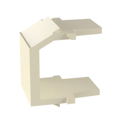 [PANDUIT_NKBMEI-X] Panduit Módulo de tapa ciega (Inserto Ciego), Tipo Keystone, Color Marfil, 1 Pieza