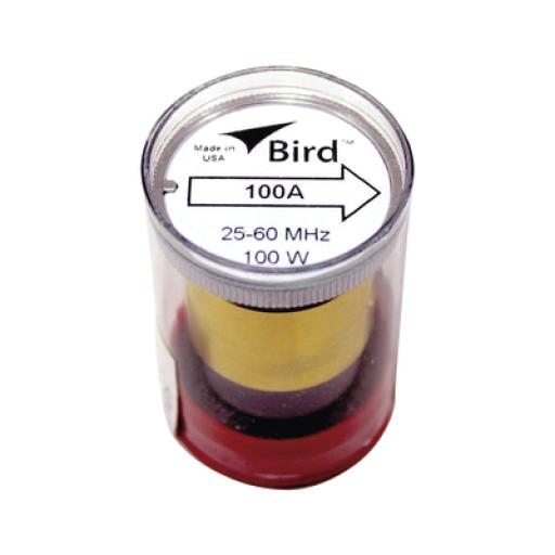 [BIRDTECHNOLOGIES_100A] Bird Technologies Elemento de 100 Watt en Línea 7/8" para Wattmetro BIRD 43 en Rango de Frecuencia de 25 a 60 MHz.