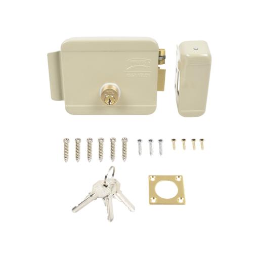 [ASSAABLOY_321-DCD-ABG] Assa Abloy Cerradura Eléctrica / Incluye Llave  / Derecha / Exterior