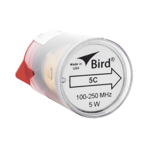 [BIRDTECHNOLOGIES_5C] Bird Technologies Elemento de 5 Watt en linea 7/8 para Wattmetro BIRD 43 en Rango de Frecuencia de 100 a 250 MHz.
