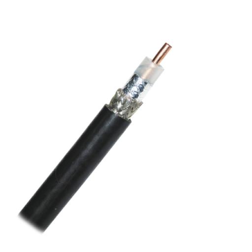 [BELDEN_8267] Belden Cable RG213U con blindaje de malla trenzada de cobre 97%, aislamiento de polietileno.