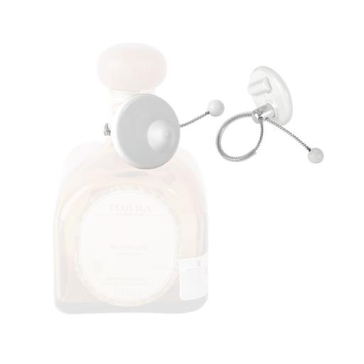 [CENTURY_B004] CENTURY Paquete de 100 Tags RF Para Botellas, Color Gris Claro