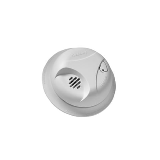 [FIRSTALERT_SA303CN] First Alert Detector de Humo Autónomo, No Requiere Panel, Con Botón para Silenciar, Sensor por Ionización