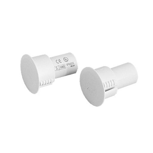 [SFIRE_SF-1021] SFire Contacto magnético para puertas y ventanas  Metálicas, aluminio y madera de empotrar color blanco / GAP: 19mm