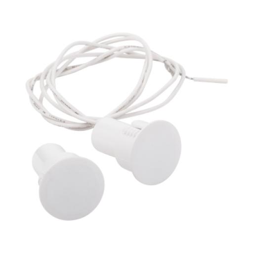 [SFIRE_SF-1021] SFire Contacto magnético para puertas y ventanas  Metálicas, aluminio y madera de empotrar color blanco / GAP: 19mm