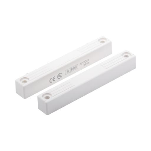 [SFIRE_SF-2041] SFire Contacto magnético delgado/ Uso en puertas y ventanas / Color blanco / GAP: 70 mm