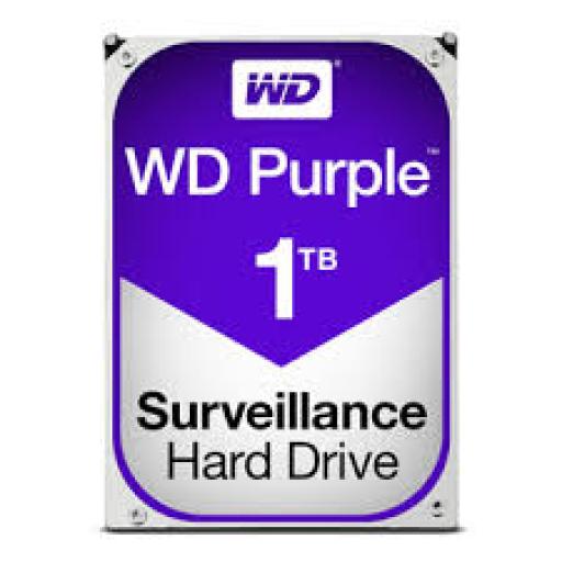 [WESTERNDIGITAL_WD10PURZ] Western Digital Disco Duro Purple de 1 TB / 5400 RPM / Optimizado para Soluciones de Videovigilancia / Uso 24-7 / 3 Años de Garantia