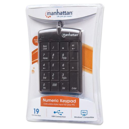 [MANHATTAN_176354] Teclado numérico alámbrico Manhattan.