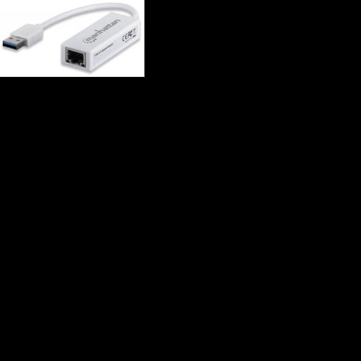 [MANHATTAN_506847] Adaptador de Súper Velocidad USB 3.0 a RJ-45 GB Ethernet Manhattan.
