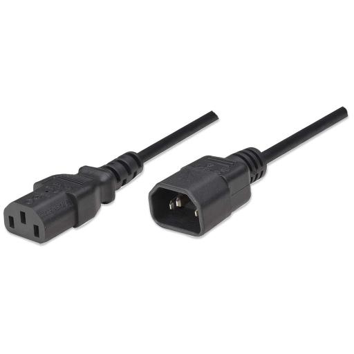 [MANHATTAN_301152] Cable de alimentación Manhattan de 1.8m Negro.