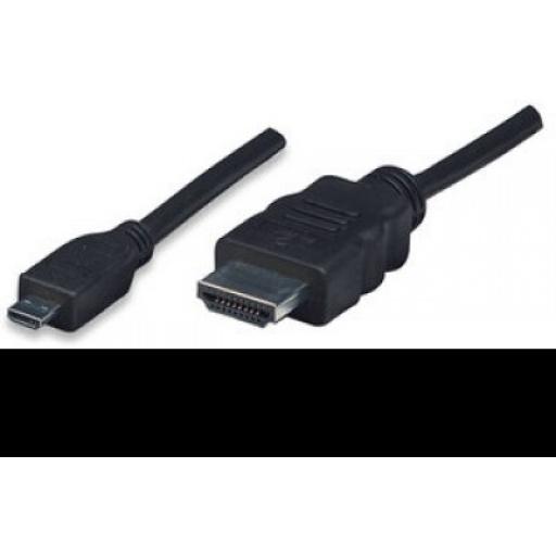 [MANHATTAN_324427] Cable HDMI de Alta Velocidad con Canal Ethernet Manhattan 2 M.