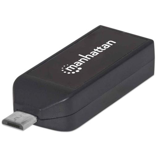 [MANHATTAN_406222] Lector OTG de tarjetas con puerto USB 2.0. imPORT Link Manhattan.