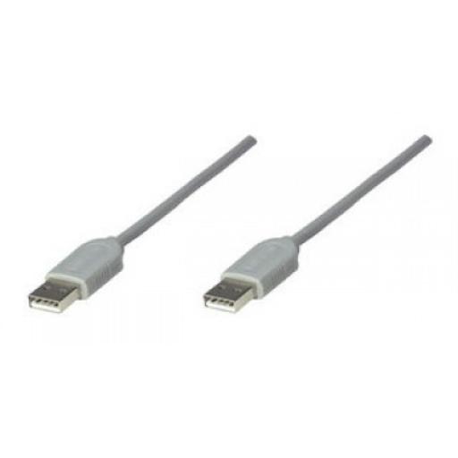 [MANHATTAN_317887] Cable para Dispositivos USB Manhattan Gris 1.8 M.