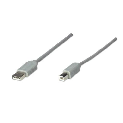 [MANHATTAN_341028] Cable para Dispositivos USB Manhattan Gris 5 M.
