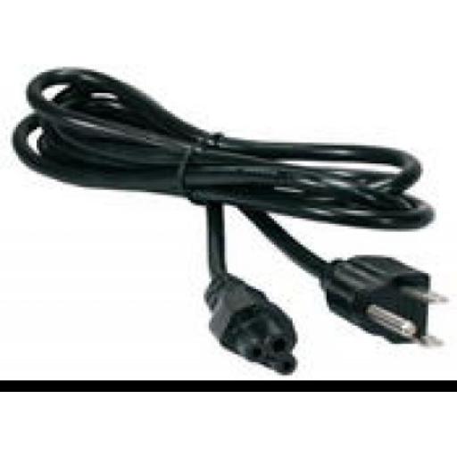 [MANHATTAN_348591] CABLE CORRIENTE PARA LAPTOP (TRIPLE) Manhattan Negro 1.8 M.