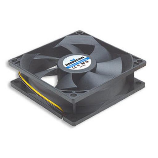[MANHATTAN_700320] Ventilador para Gabinetes / Fuentes de Poder Manhattan Negro.