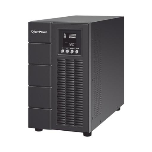 [CYBERPOWER_OLS3000] CyberPower UPS de 3000 VA/2700 W, Online Doble Conversión, Entrada 120 Vca NEMA L5-30P, Onda Senoidal Pura, Tipo Torre, Con 6 Tomas NEMA 5-20R y 1 Block Hardwired