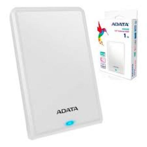[ADATA_AHV620S-1TU31-CWH] Disco Duro Externo Adata HV620S 2.5 1TB USB 3.1 Blanco