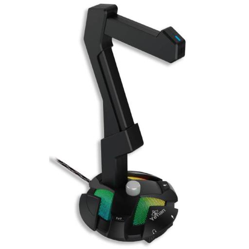 [YEYIAN_YAO-29201N] BASE HEADSET HUB/MICRO/RGB/USB OVERPOWER SERIE1000 YEYIAN (YAO-29201N)