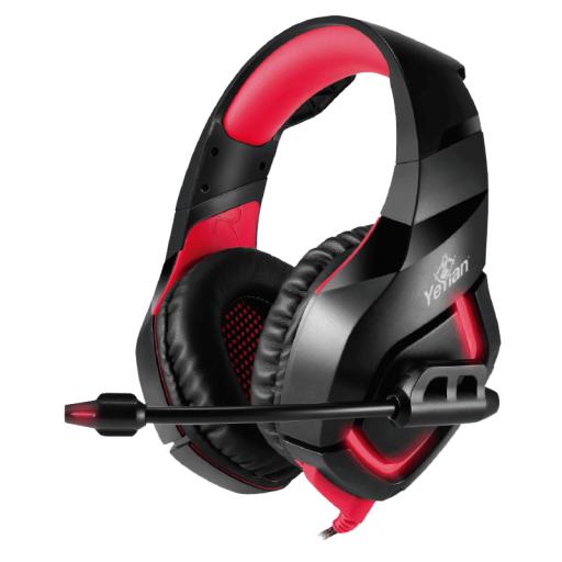 [YEYIAN_YDW-33402] DIADEMA GAMER YEYIAN YDW-33402 WICKED S3000 NEGRO C/ROJO/ USB/ C/MIC