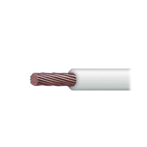 [INDIANA_SLY-304-WHT] Indiana  ( SLY305 ) Cable 10 awg  color blanco,Conductor de cobre suave cableado. Aislamiento de PVC, autoextinguible. (Venta por Metro)