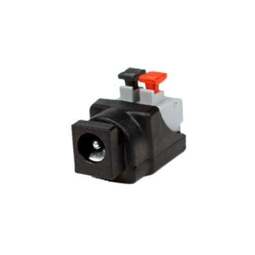 [EPCOM_JR53X] Epcom Adaptador tipo Jack de 3.5 mm Hembra Polarizado de 12 Vcc con Terminales de Presión