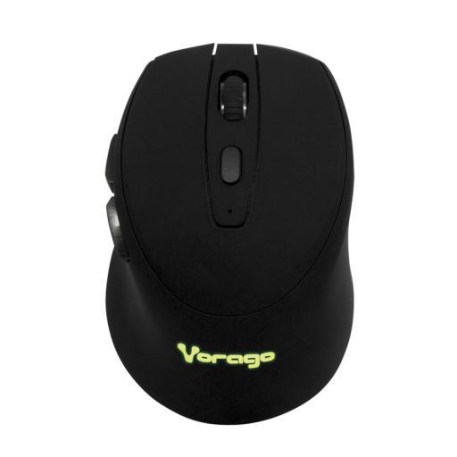[VORAGO_MO-306-BK] Vorago MO-306 ratón mano derecha RF inalámbrico Óptico 2400 DPI