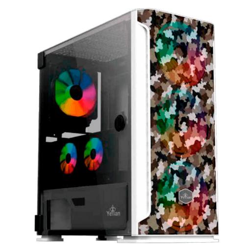 [YEYIAN_YGH-49704] Yeyian GABINETE  HOLLOW 2500 ATX,C/T 3VEN ARGB/MESH/