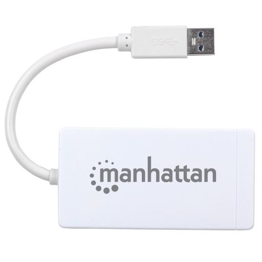 [MANHATTAN_507578] Manhattan HUB MANHATTAN GIGABIT USB V3.0 + HUB 3 PTOS MH 507578