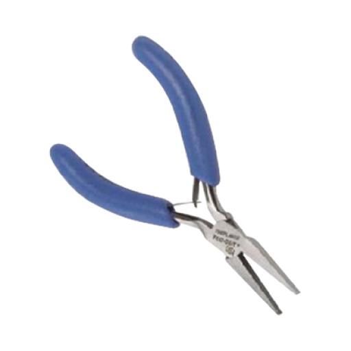 [SYSCOM_758-PL-4022] Syscom Pinza de puntas planas de 5" diente suave.