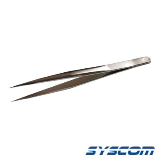 [SYSCOM_758-TW-342] Syscom Pinza sólida de acero al carbono con punta fina tipo Boley, 4 3/4" (12.0 cm) de largo.