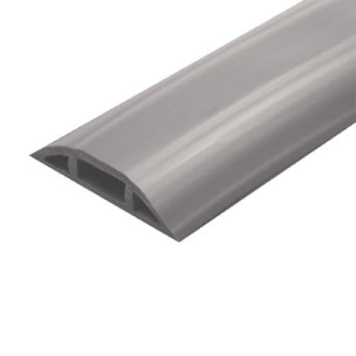 [THORSMAN_FLEXIDUCTHOG-Y-25] Thorsman Canaleta flexible gris de PVC auto extinguible,  (Rollo de 25mts.) (9300-05030)