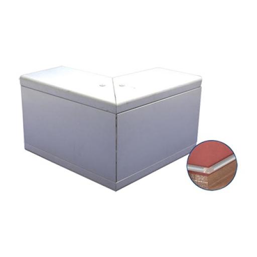 [THORSMAN_INKA-100-EE] Thorsman Esquinero exterior de aluminio,  para canaleta INKA100 (8110-80001)