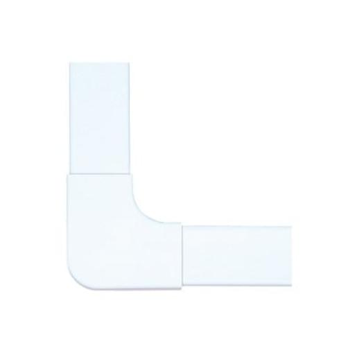 [THORSMAN_PT-48-L] Thorsman Sección en "L" color blanco de PVC auto extinguible,  para canaleta PT48 (6130-01002)