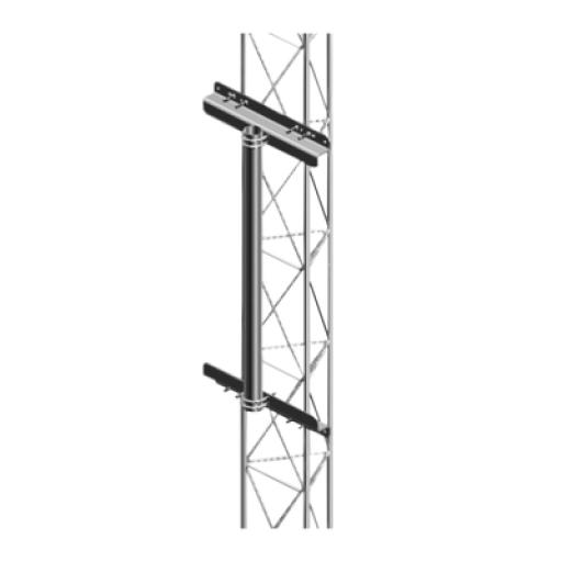 [SYSCOMTOWERS_SFM-1MG] SYSCOM TOWERS Mástil Robusto de 1 metro para Instalación en torre de tramo STZ30G, STZ35G y STZ45G (Galvanizado por Inmersión en Caliente).