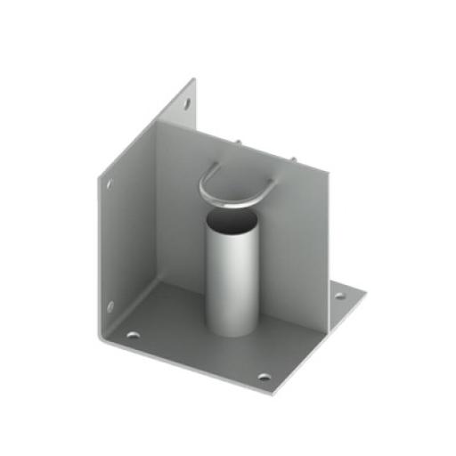 [SYSCOMTOWERS_SLM-BA-2G] SYSCOM TOWERS Base de piso o esquina para mástil de 2"