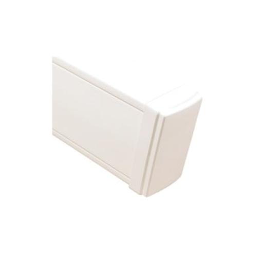 [THORSMAN_TEK-100-F] Thorsman Tapa final en color blanco de PVC auto extinguible,  para canaleta TEK100 (5591-02001)