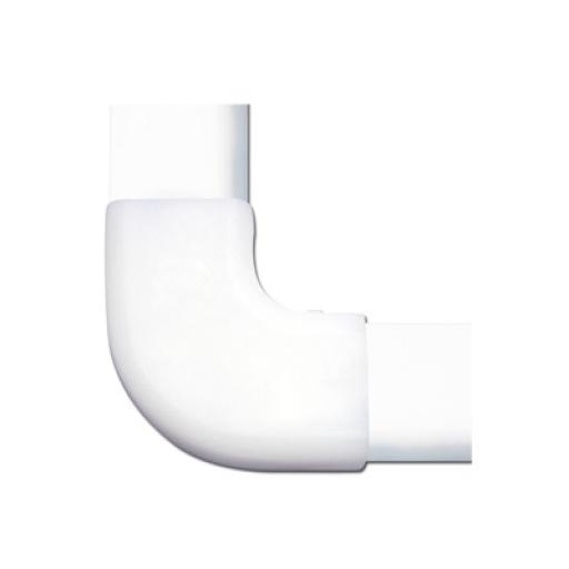 [THORSMAN_TMK-0812-L] Thorsman Sección en "L" de PVC auto extinguible,  para canaleta TMK0812 (3 piezas) (5030-02001)