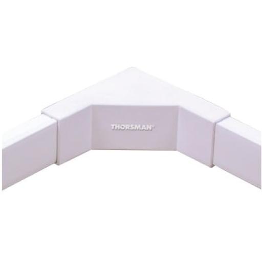 [THORSMAN_TMK-1020-EI] Thorsman Esquinero interior blanco de PVC auto extinguible, para canaletas TMK1020, TMK1020SD, TMK1020CD (5120-02001)