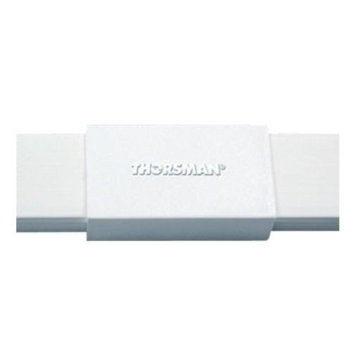 [THORSMAN_TMK-1020-U] Thorsman Pieza de unión color blanco de PVC auto extinguible, para canaletas TMK1020, TMK1020SD, TMK1020CD (5180-02001)
