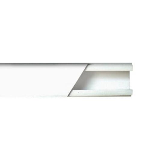 [THORSMAN_TMK-1720] Thorsman Canaleta color blanco de PVC auto extinguible de una vía, 20 x 17 tramo 2.5m (5201-01250)