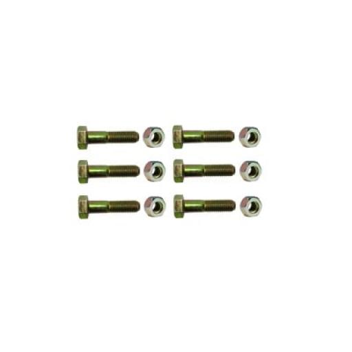 [SYSCOMTOWERS_TORN-TZ30] SYSCOM TOWERS Paquete de 6 tornillos grado 5 y tuercas tropicalizadas 1/4 x 1-1/4". Para STZ30/SCZ30/SCZ30P.