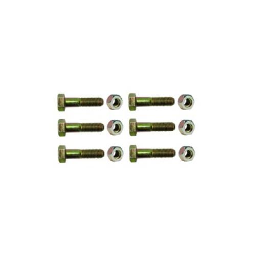 [SYSCOMTOWERS_TORN-TZ30] SYSCOM TOWERS Paquete de 6 tornillos grado 5 y tuercas tropicalizadas 1/4 x 1-1/4". Para STZ30/SCZ30/SCZ30P.